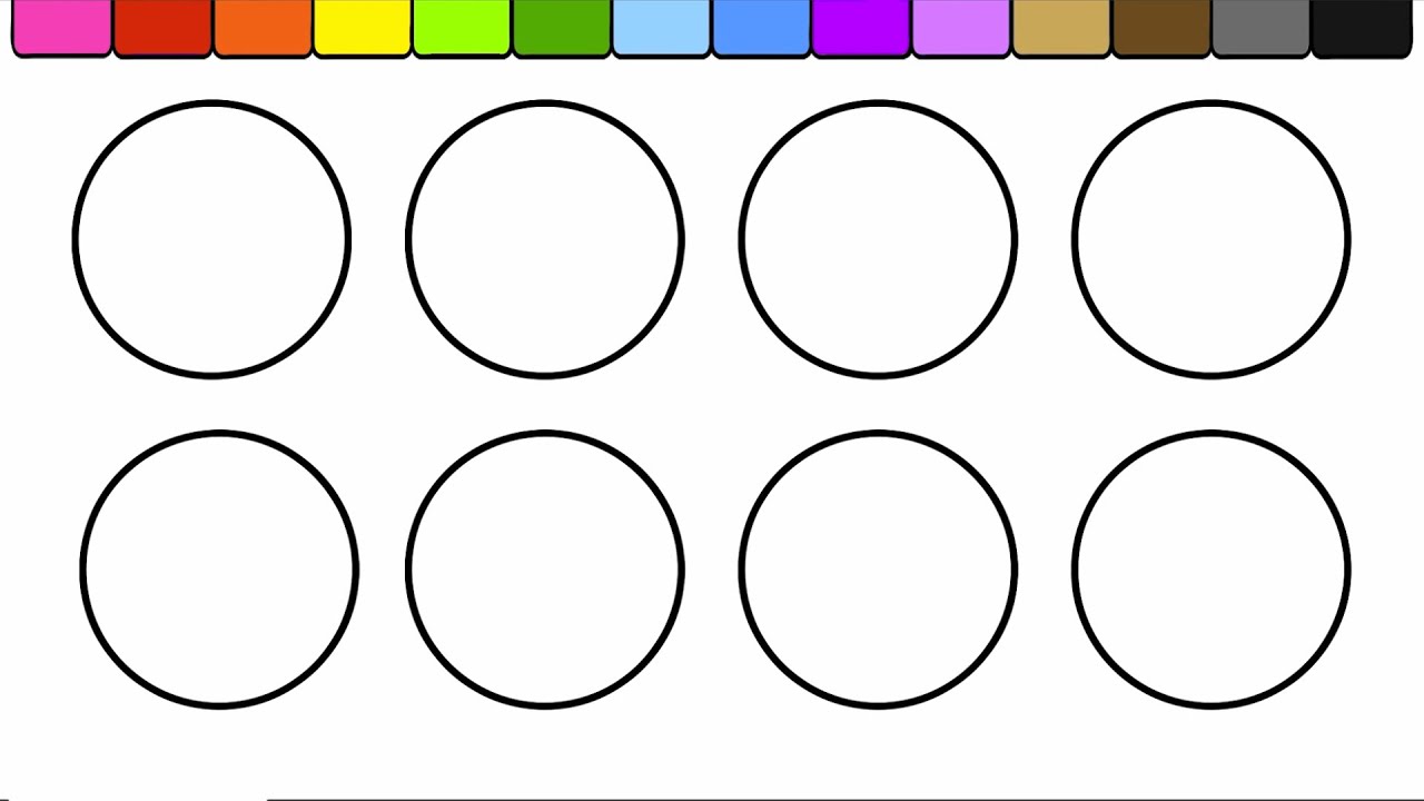 Download Learn Colors for Kids and Color Circles + Ice Cream + More Coloring Pages - YouTube