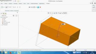 Extrude Command in Creo  Pro E