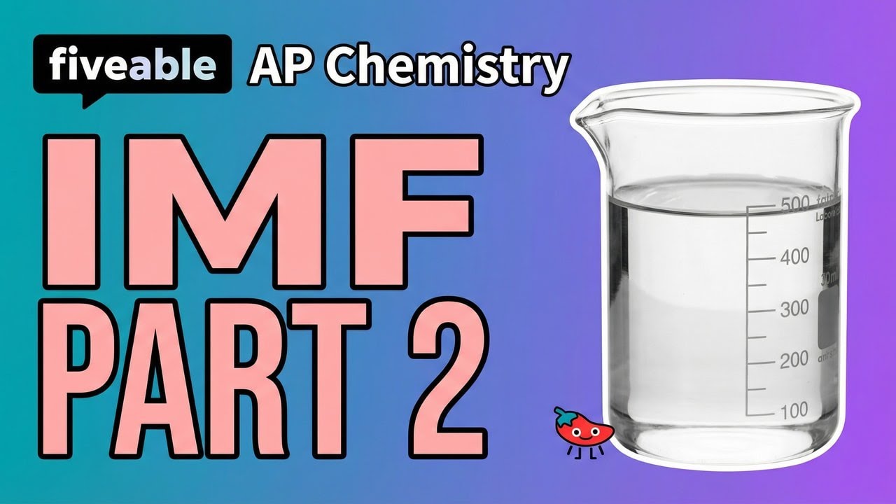 AP Chem CRAM – Unit 3: Solutions & Beer's Law | Fiveable Cram Archive