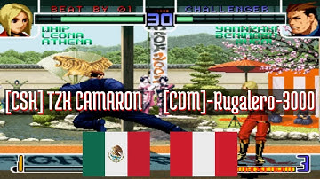 @kf2k2pls: [CSK] TZK CAMARON (MX) vs [CDM]-Rugalero-3000 (PE) [KOF 2002 Plus kf2k2 Fightcade] Sep 1