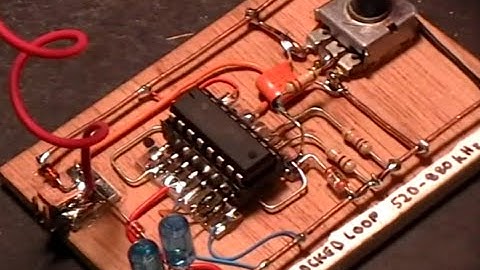 Resonance: CD4046BE Phase Locked Loop Resonance Demo