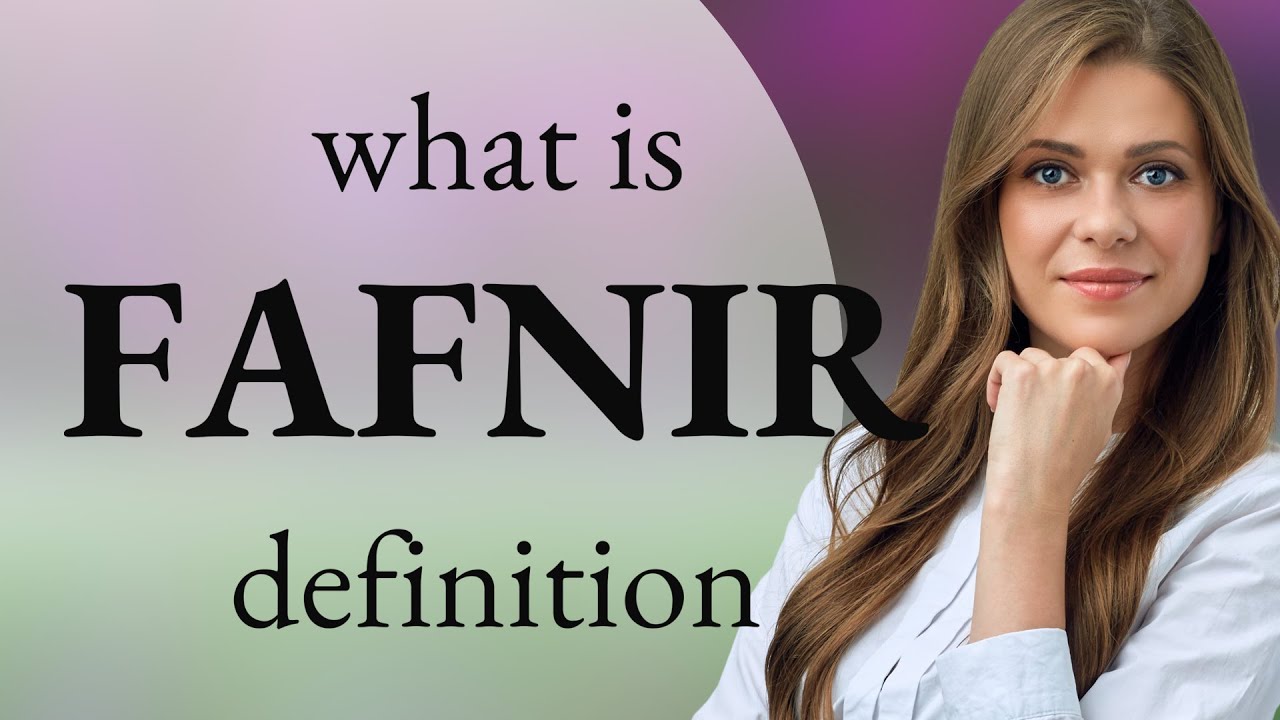 Fafnir • meaning of FAFNIR - YouTube