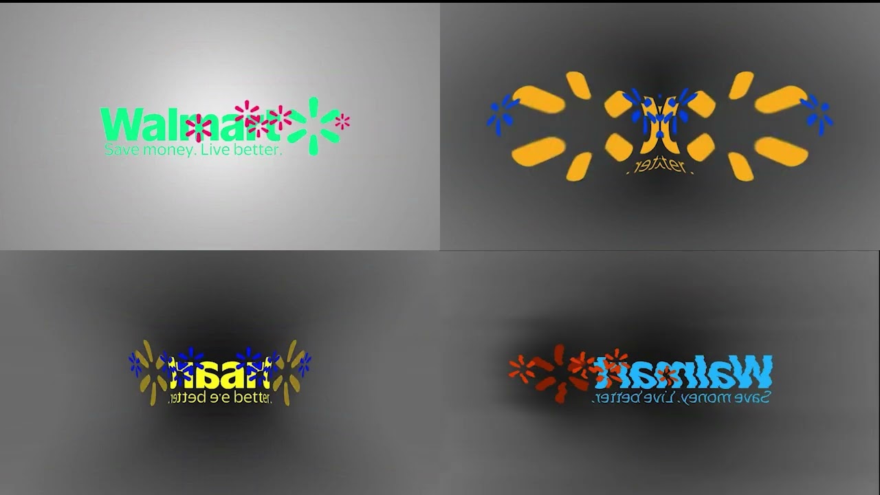 Walmart Intro Logo Effects Sponsored By Klasky Csupo 2001 Effects | Combined