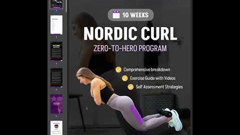 New 10 Week Nordic Curl Program Explained