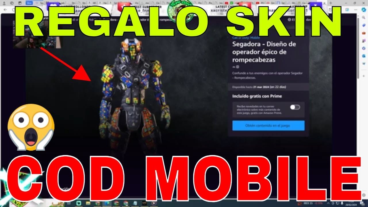 🎁 REGALO SKIN - Call of Duty MOBILE ‼ Amazon Prime Gaming - YouTube
