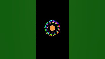 Rotating Circle Graphics Design using Python turtle 🐢 #python  #coding #codingshorts #viral