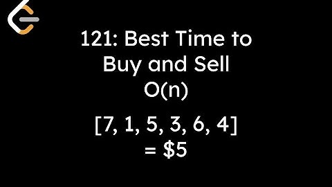 LeetCode 121: Best Time to Buy and Sell Stock