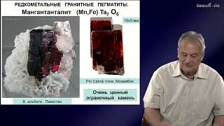 видео: Спиридонов Э.М. - Генетическая минералогия.Часть 2 - 28. Редкометальные гранитные пегматиты. Часть 2 картинка: Спиридонов Э.М. - Генетическая минералогия.Часть 2 - 28. Редкометальные гранитные пегматиты. Часть 2