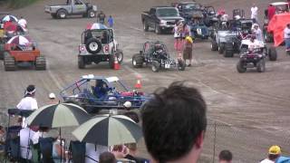 Gravelrama  Michael York's LS2 powered sand rail on the hill climb