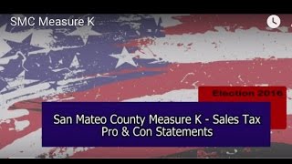 San Mateo County Measure K - sales tax
