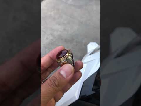 Batu Permata Ruby Merah darah kating Ring Perak Asli kode 2178. 