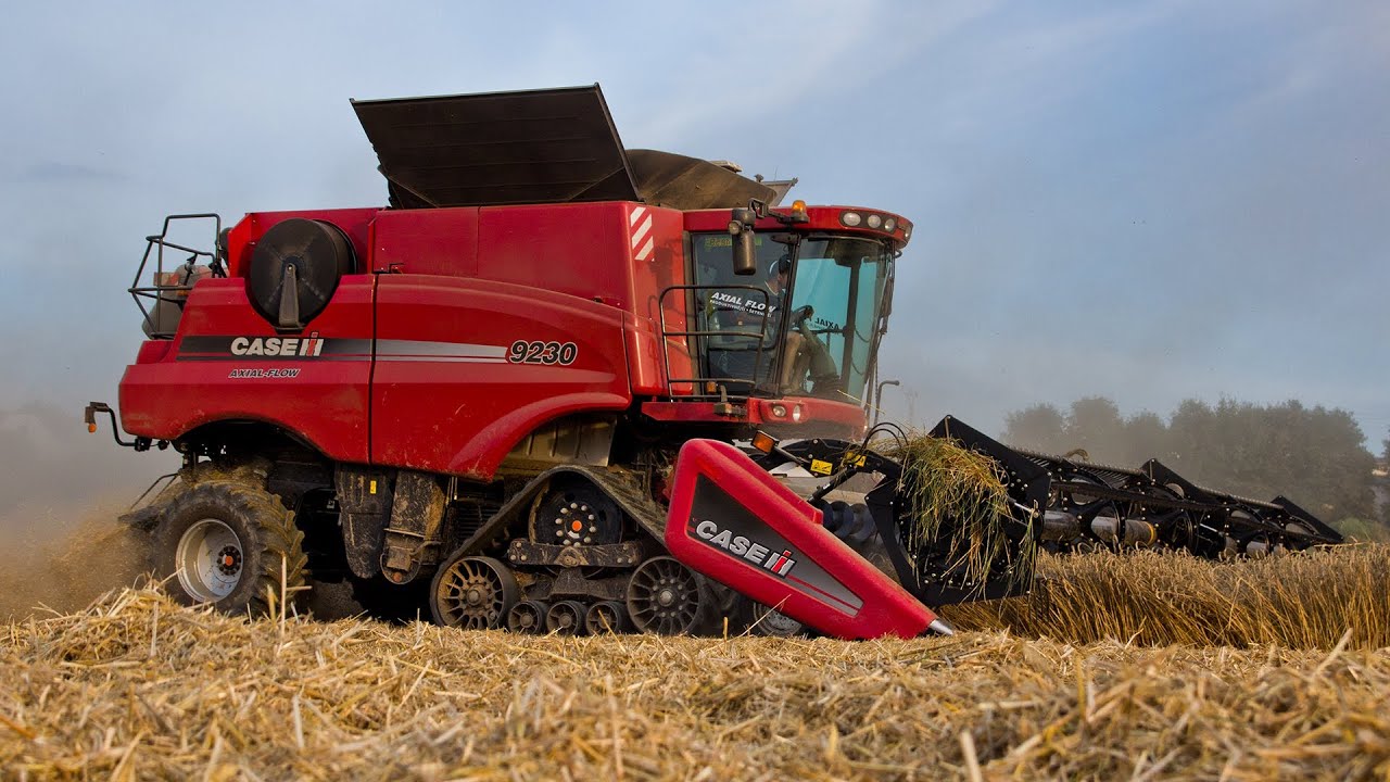 Case Ih 9230 Trac Axial Flow Macdon 1067m Youtube