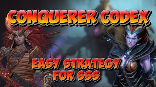 Conqueror Immortal Codex - Easy Strategy to get to SSS Tier | Watcher Of Realms