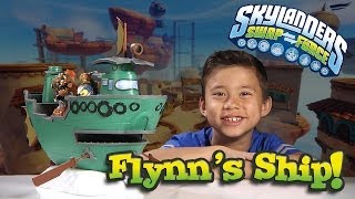 FLYNN'S SHIP Skylanders Swap Force FUNPLAY HIDEAWAY Building Set and Storage Accessory