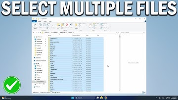 How To Select Multiple Files or All Files in Windows Laptop or PC