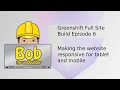 Greenshift Full Site Build Episode 6 - Making the website responsive