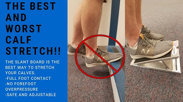 The BEST and WORST Calf Stretch!