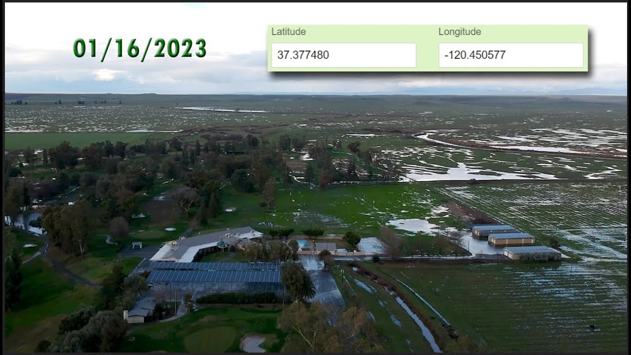 North Merced CA After the Rains (01/16/2023)