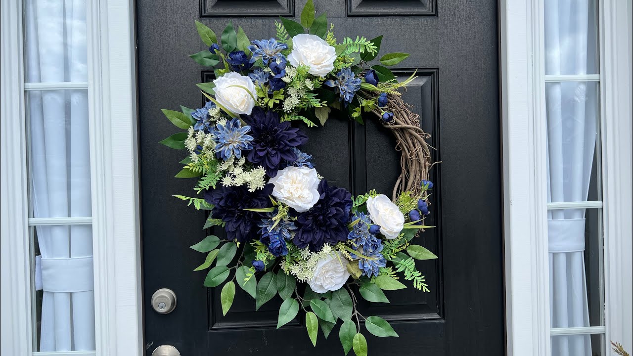 Make a spring wreath with me in under 20 minutes (ok, this one was 22 minutes!)