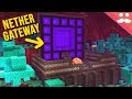 Making a NETHER GATEWAY in Minecraft 1.16!