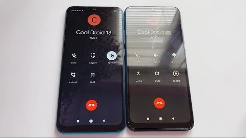 Incoming call /Calling from Xiaomi Redmi  9A to 9C