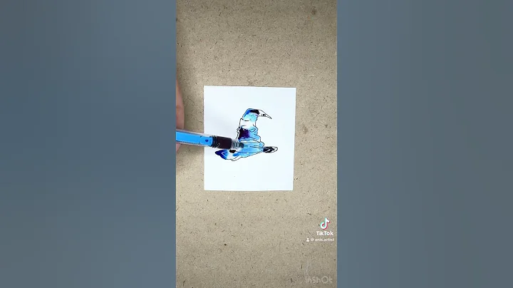 Sorting Hat in the Harry Potter Community #shorts #art #challenge #satisfying