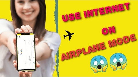 How To Use Internet / Mobile Data In Flight Mode / Airplane Mode On Android Phone