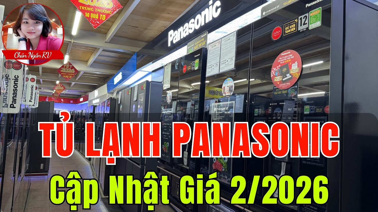 Tủ Lạnh Panasonic Nên Mua Dịp Tết 2026 | Tổng Hợp Mẫu Hot, Tiết Kiệm Điện, Giá Tốt | Chân Ngắn RV