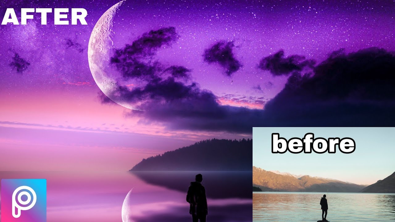 picsart changing background picsart tutorial editing 2020 YouTube