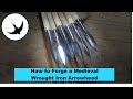 How to Forge a Wrought Iron Medieval Arrowhead (Type 9 Bodkin) with Will Sherman: Swallow Forge