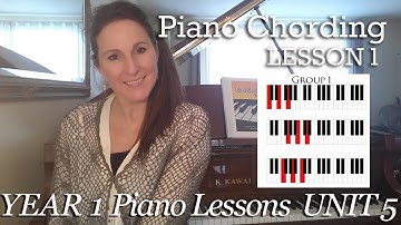 Piano Chording Lesson 1 - The 12 Major Chords - [5-1] Video 65  - Beginner Piano Chording Tutorial