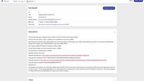 How STC holders participate in on-chain governance voting？