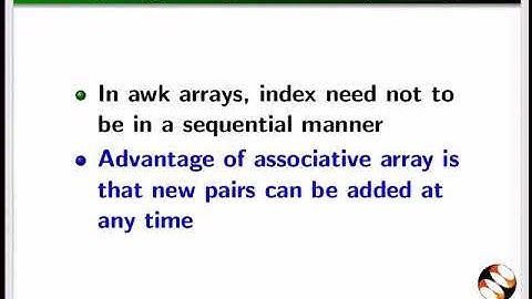 Basics of Single Dimensional Array in awk - English