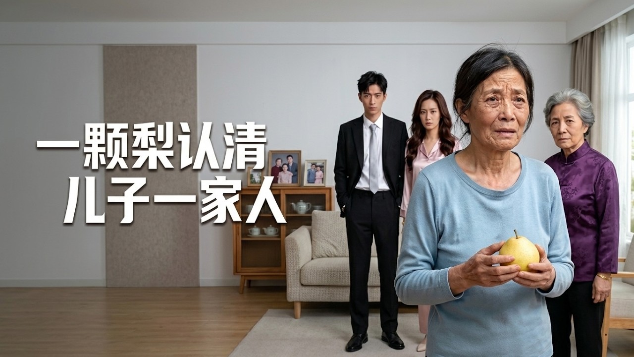 一顆梨認清兒子一家人