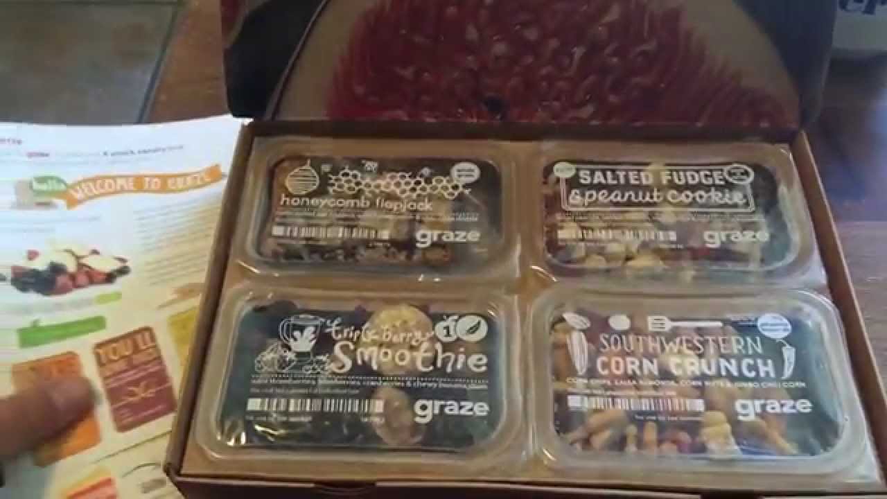 Graze Box Unboxing - Introductory Box
