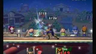 Steb(Snake) vs kr3wman(C Falcon) 1