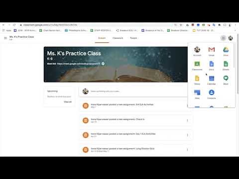 Google Classroom Stream Tab - YouTube