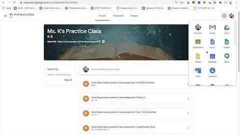 Google Classroom Stream Tab