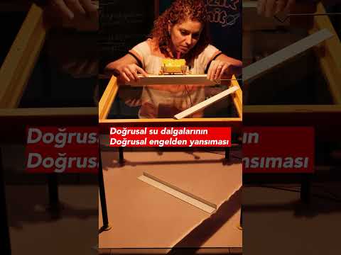 Doğrusal Su Dalgalarının Doğrusal Engelden Yansıması