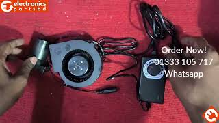 6000RPM টার্বো ব্লোয়ার | 9733 Turbo Blower Fan 6000RPM 12V Air Blower for BBQ Chula | 📞01333105717