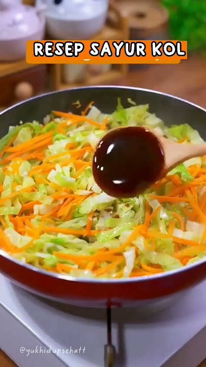 MASAK RESEP SAYUR KOL SIMPEL, ENAK BANGET #shorts #cooking #diet #health #recipes