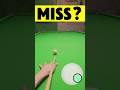 Snooker Miss Direction Shots ⚪️❌⚫️ GoPro Headcam POV