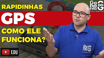 Como o GPS recebe informações sobre a localização geográfica no planeta Terra?