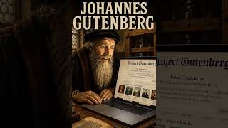 Gutenberg - from printing press to digital archive #booktok #freeculture #books