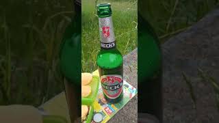 Пиво,тест на природе! Becks Bier!