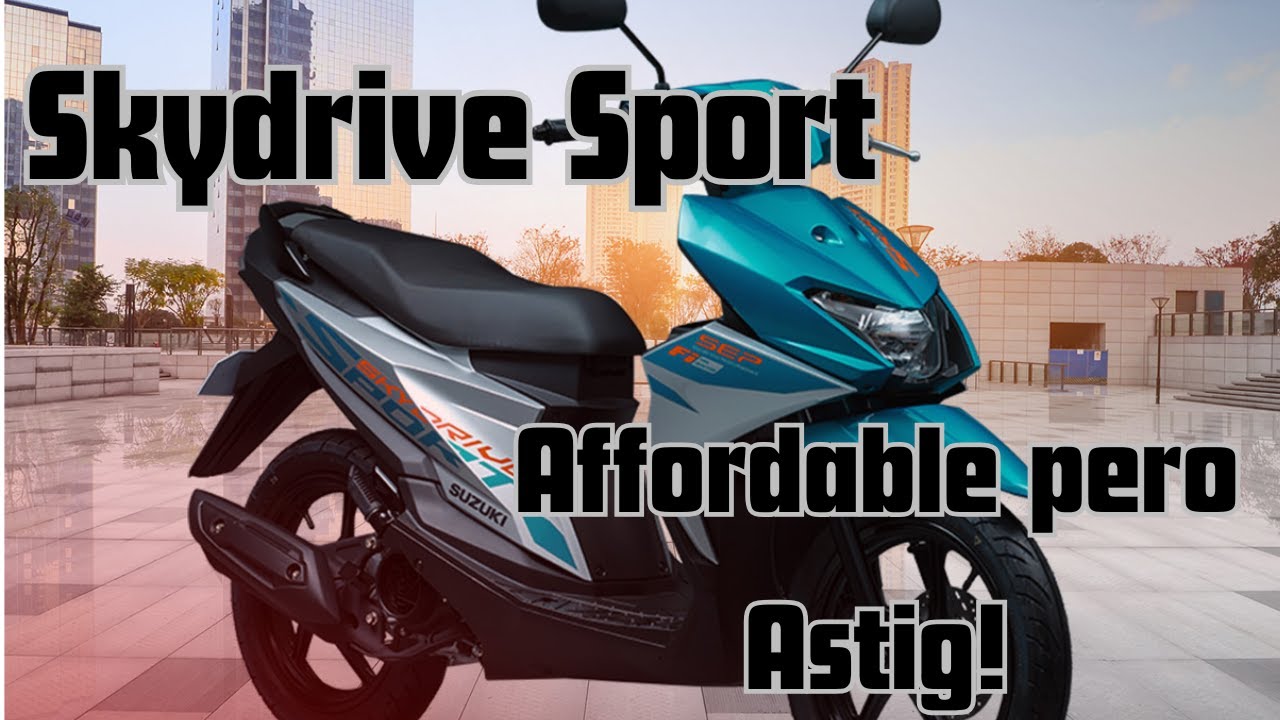 Обзор Suzuki Skydrive Sport Philippines — доступный, спортивный и экономичный скутер