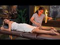 Fire Cups On Leg To Reduce Pain | Real ASMR Hot Cupping Therapy by Cosmic Power