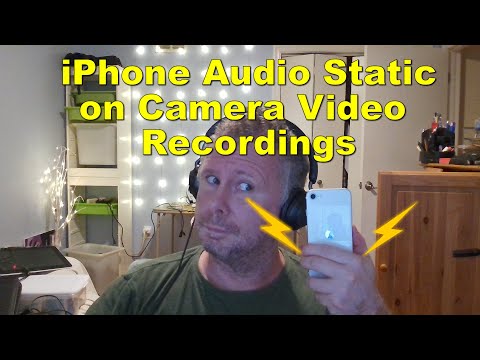 Audible Hiss / Static on iPhone Camera Video