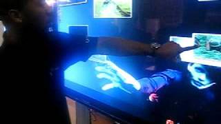 103 Plasma with touchscreen - minority report for REAL
