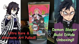 Unboxing Demon Slayer Build Divide Vol. 2! Ultra Rare and Alternate Art cards! #unboxing